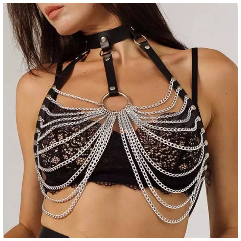 Arnés de Pecho con Cadenas Multicapa