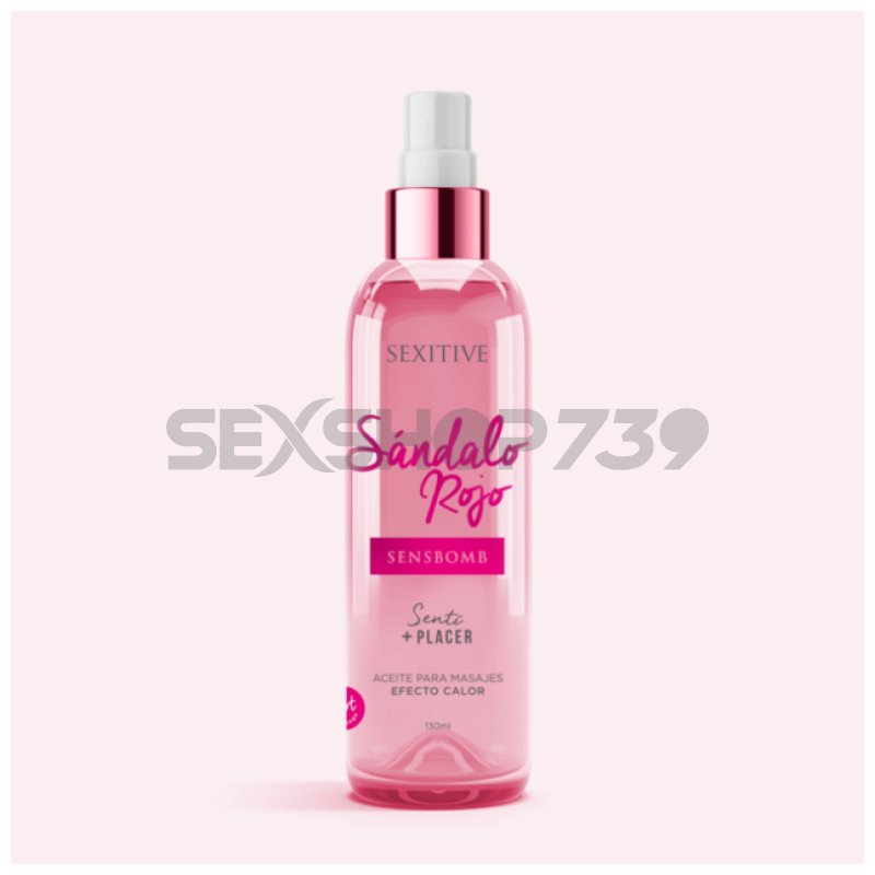 Body Oil Aceite para masajes efecto calor SÁNDALO ROJO