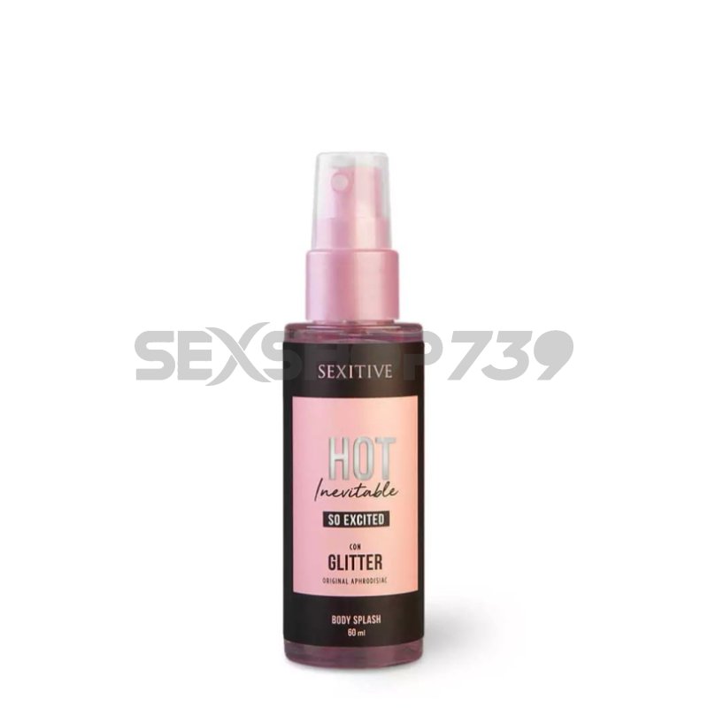 Body Splash Hot Inevitable So Excited con glitter - 60ml