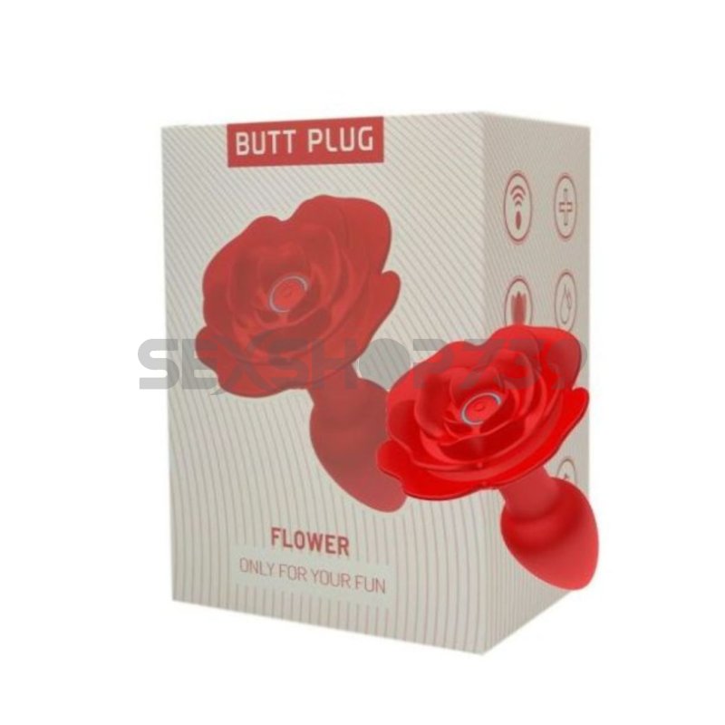 BUTT PLUG PLOWER - VIBRACION Y MOVIMIENTO