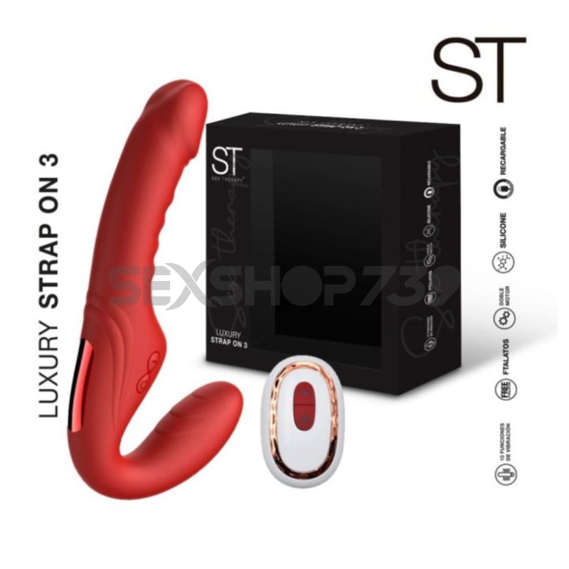 LUXURY STRAP ON - CON CONTROL- Usb