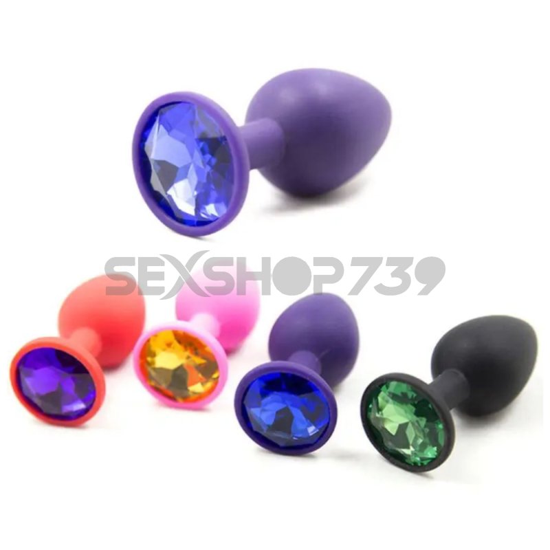 PLUG SILICONA S - CON STRASS