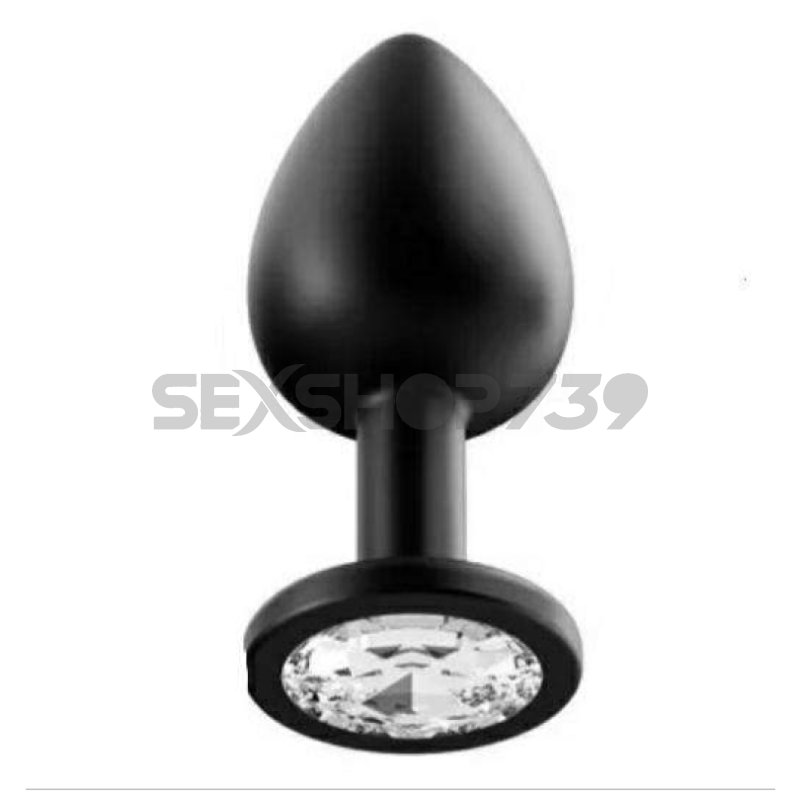 PLUG SILICONADO CON STRASS - L