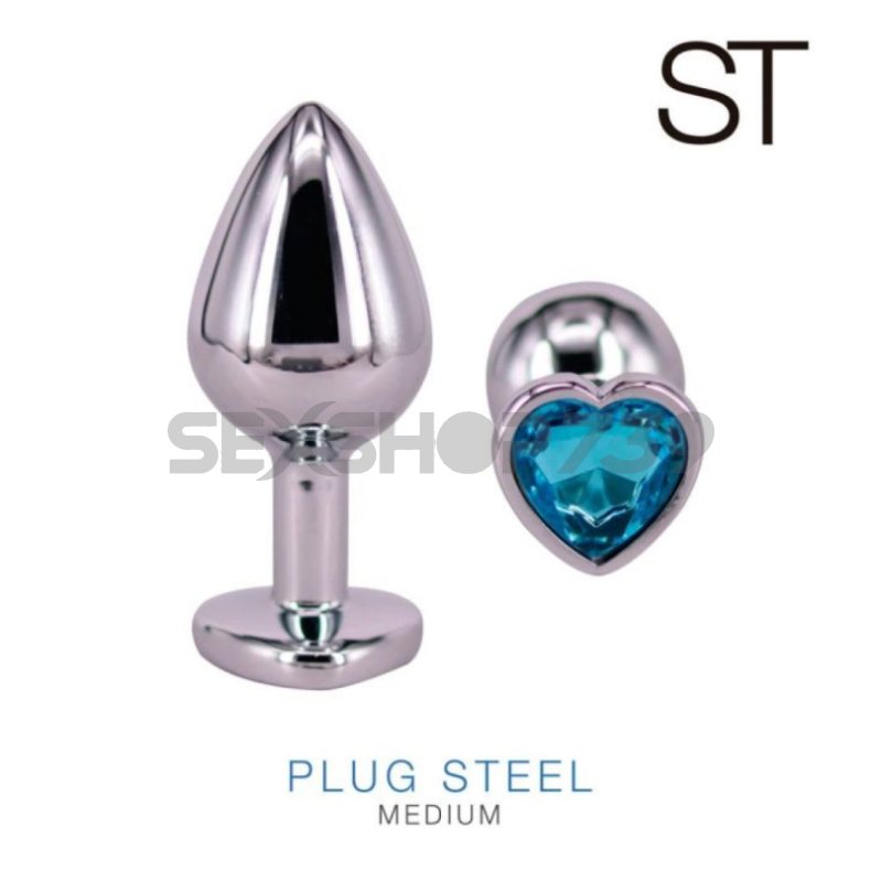 Plug Steel Medium Light Blue