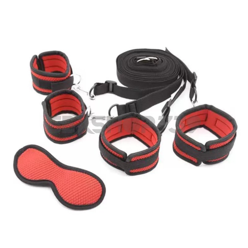 Set Amarre De Cama Con Antifaz