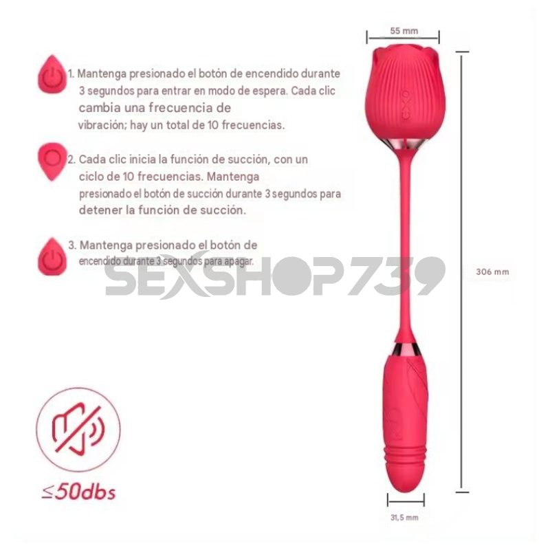 Succionador y Vibrador Recargable