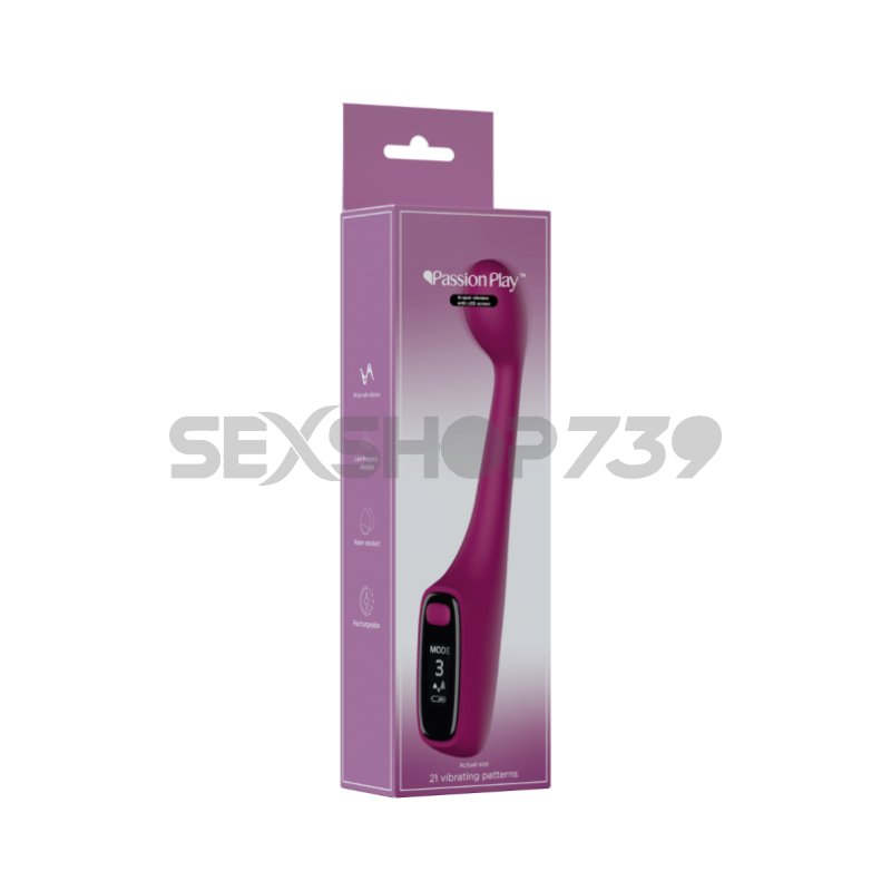 Vibrador punto G con pantalla LED